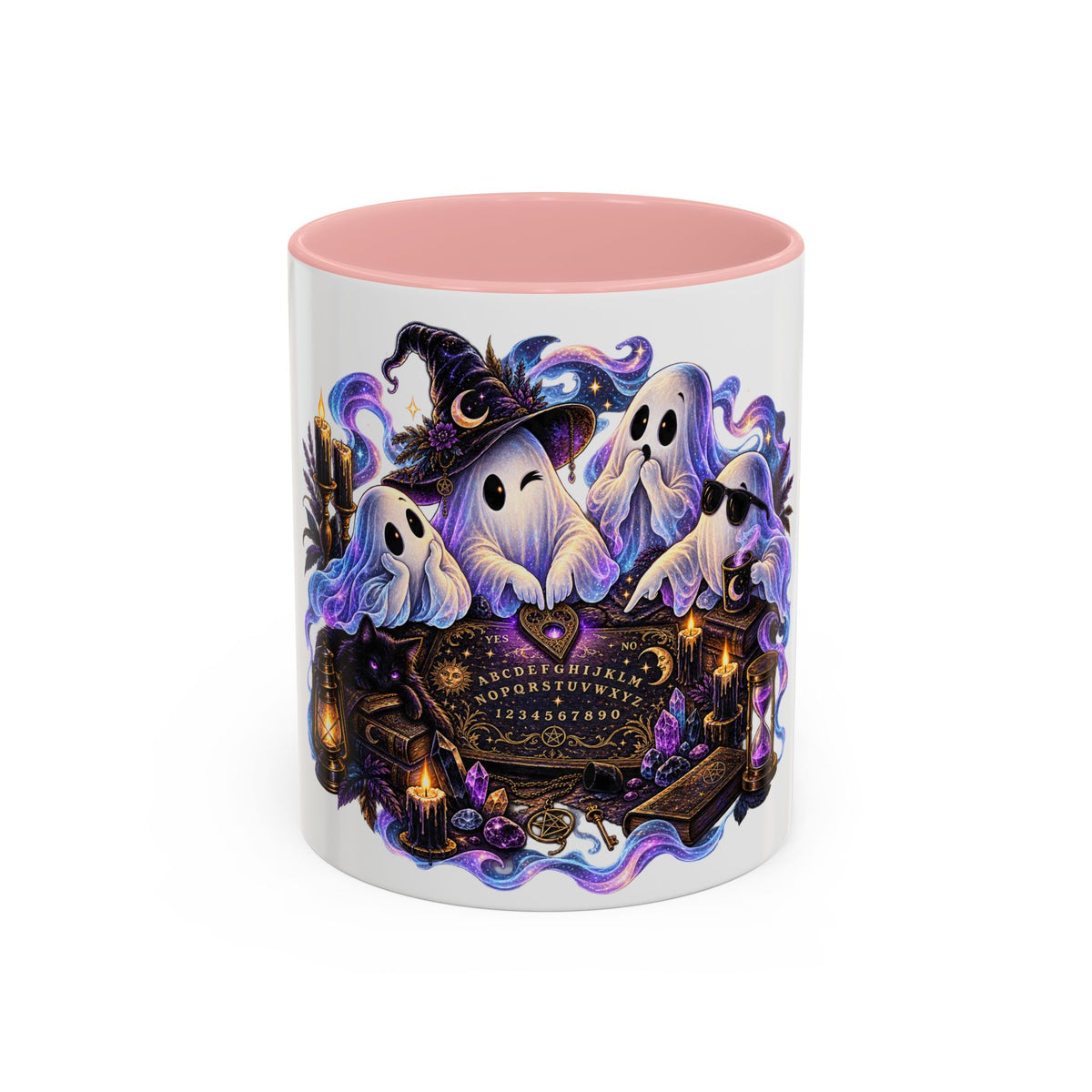 Halloween Ghost Ouija Accent Coffee Mug (11/15oz)