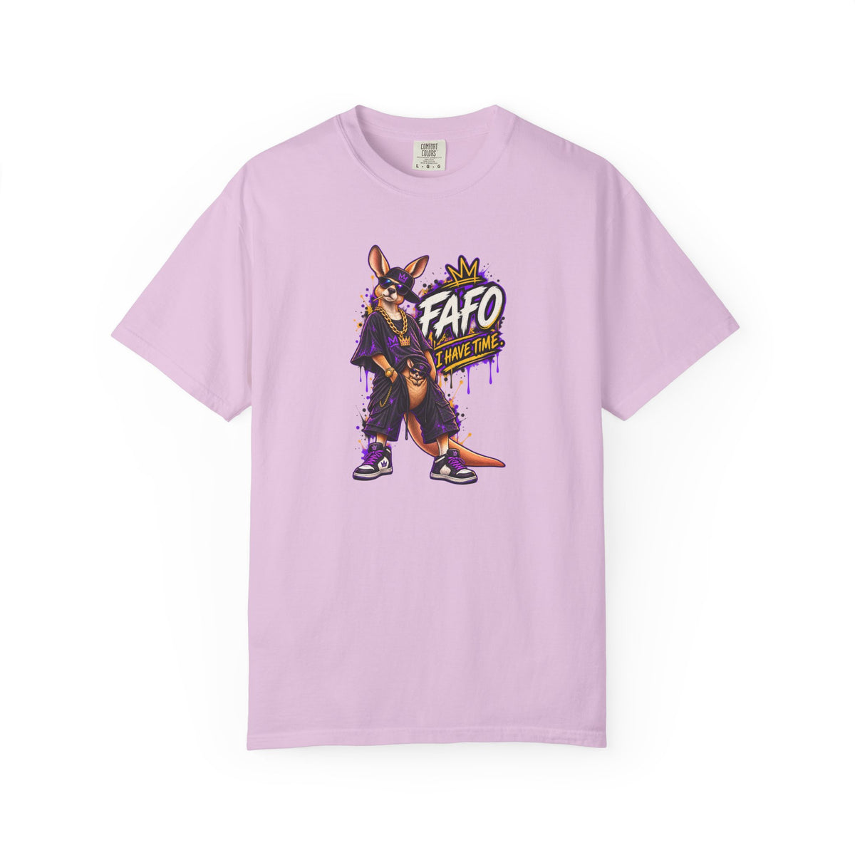 FAFO Kangaroo Graphic T-Shirt — Streetwear Retro Animal Design