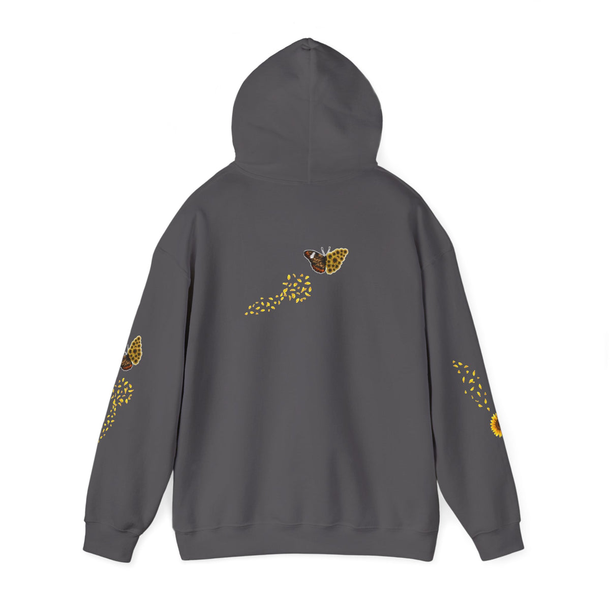 Sunflower Kitten Hoodie | Cute Cat, Sunflower Sleeve Design