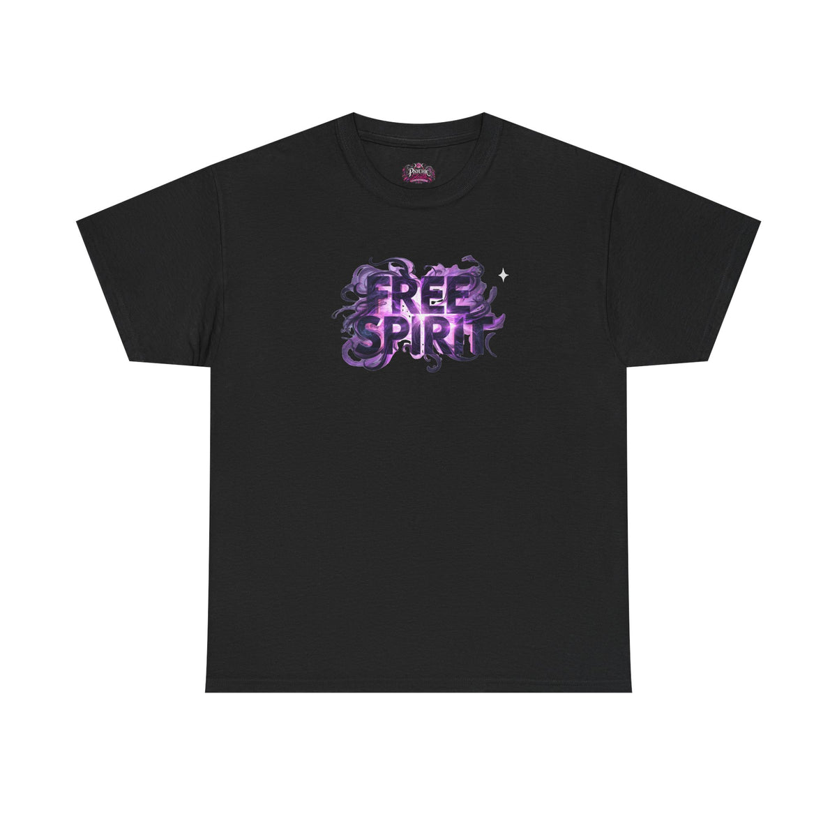 Free Spirit Tee — Purple Galaxy Wings Graphic T-Shirt
