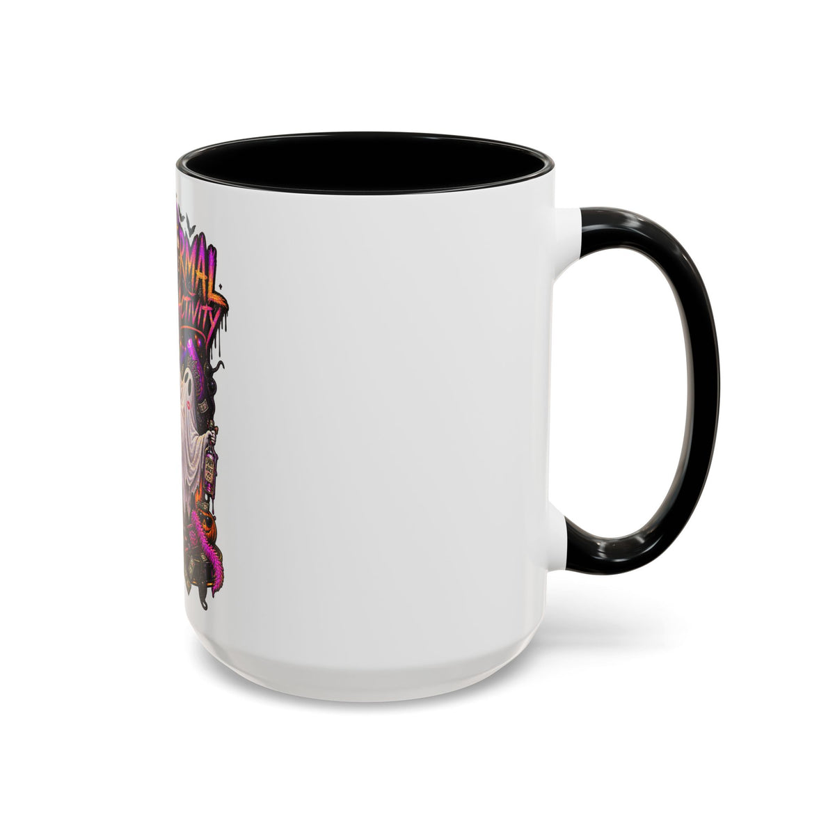 Coffee Mug — 'Paranormal Activity' Ghost Pole Dancing Halloween Accent Mug (11/15oz)
