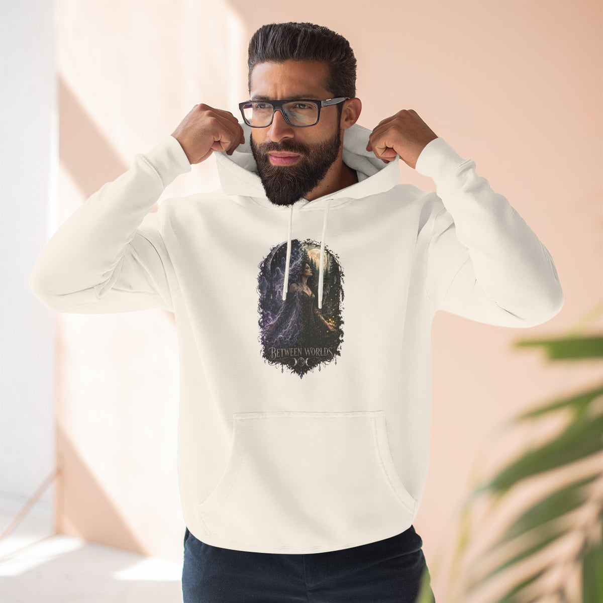 Witchy Between Worlds Ghostly Gothic Hoodie