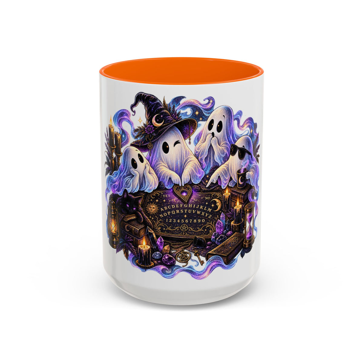 Halloween Ghost Ouija Accent Coffee Mug (11/15oz)