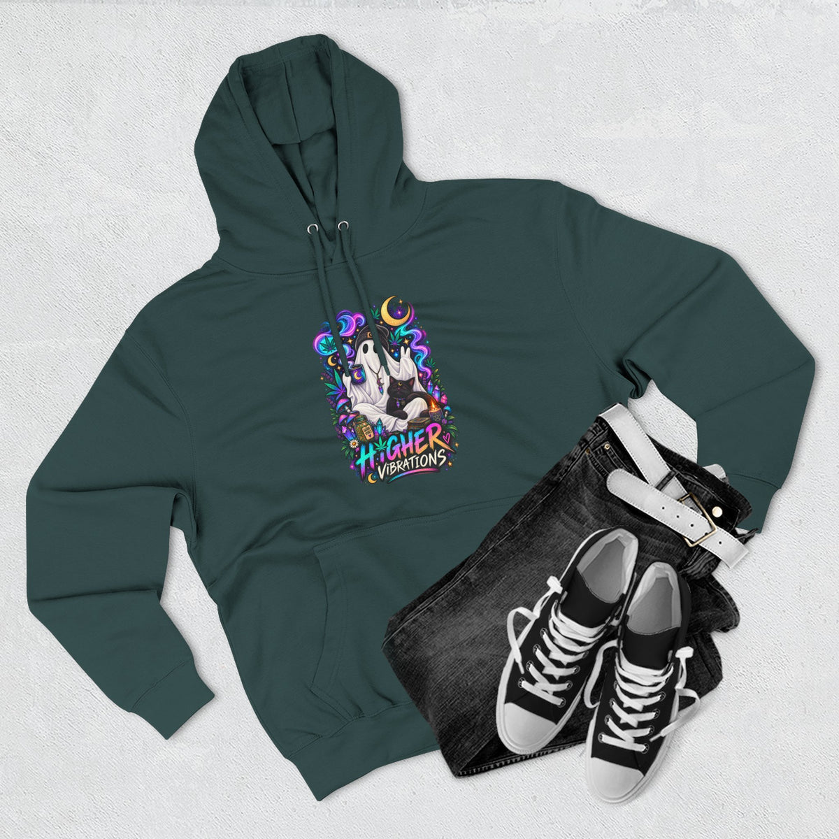 Higher Vibrations Ghost Hoodie