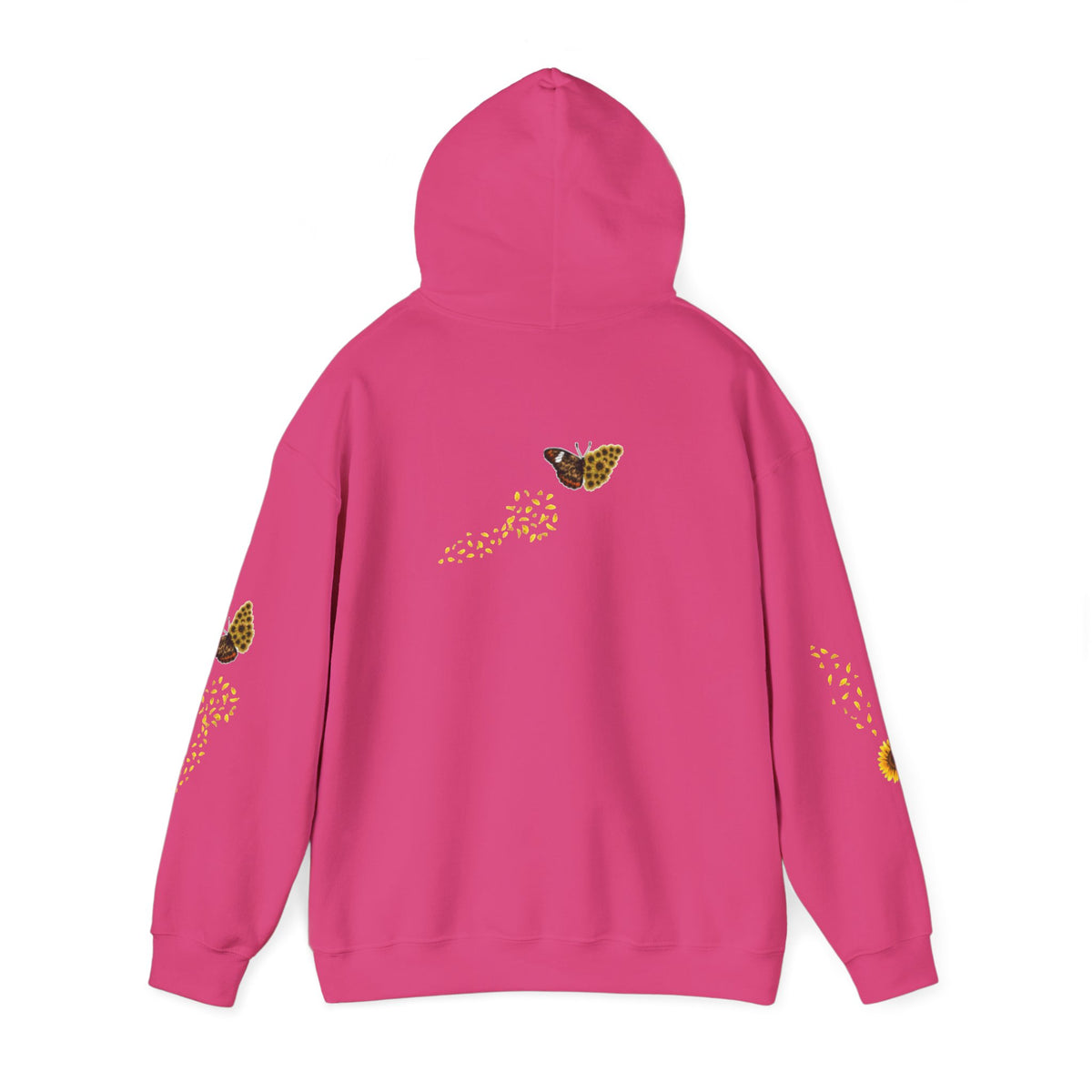 Sunflower Kitten Hoodie | Cute Cat, Sunflower Sleeve Design