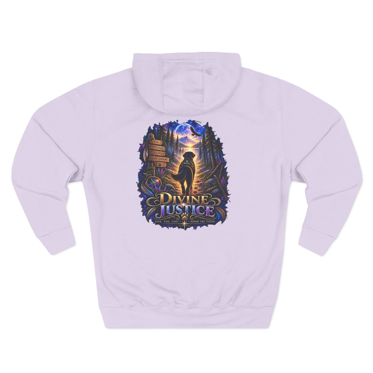 Divine Justice Graphic Hoodie — Support the Mission