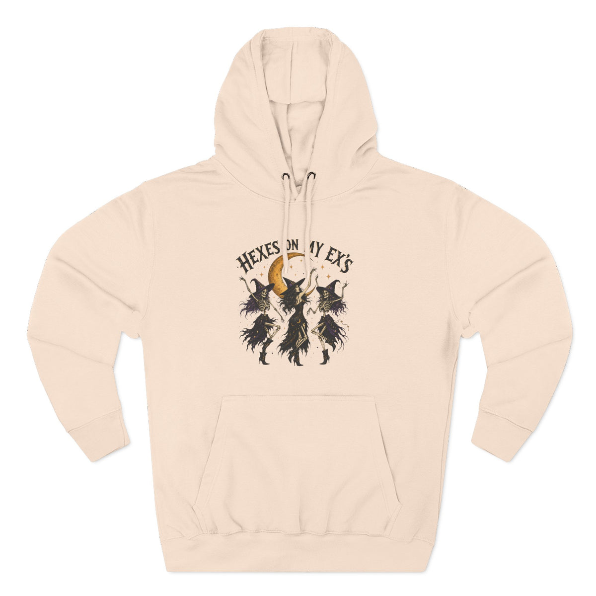 Hexes On My Exes Hoodie — Witchy Witchcraft Graphic Fleece Pullover