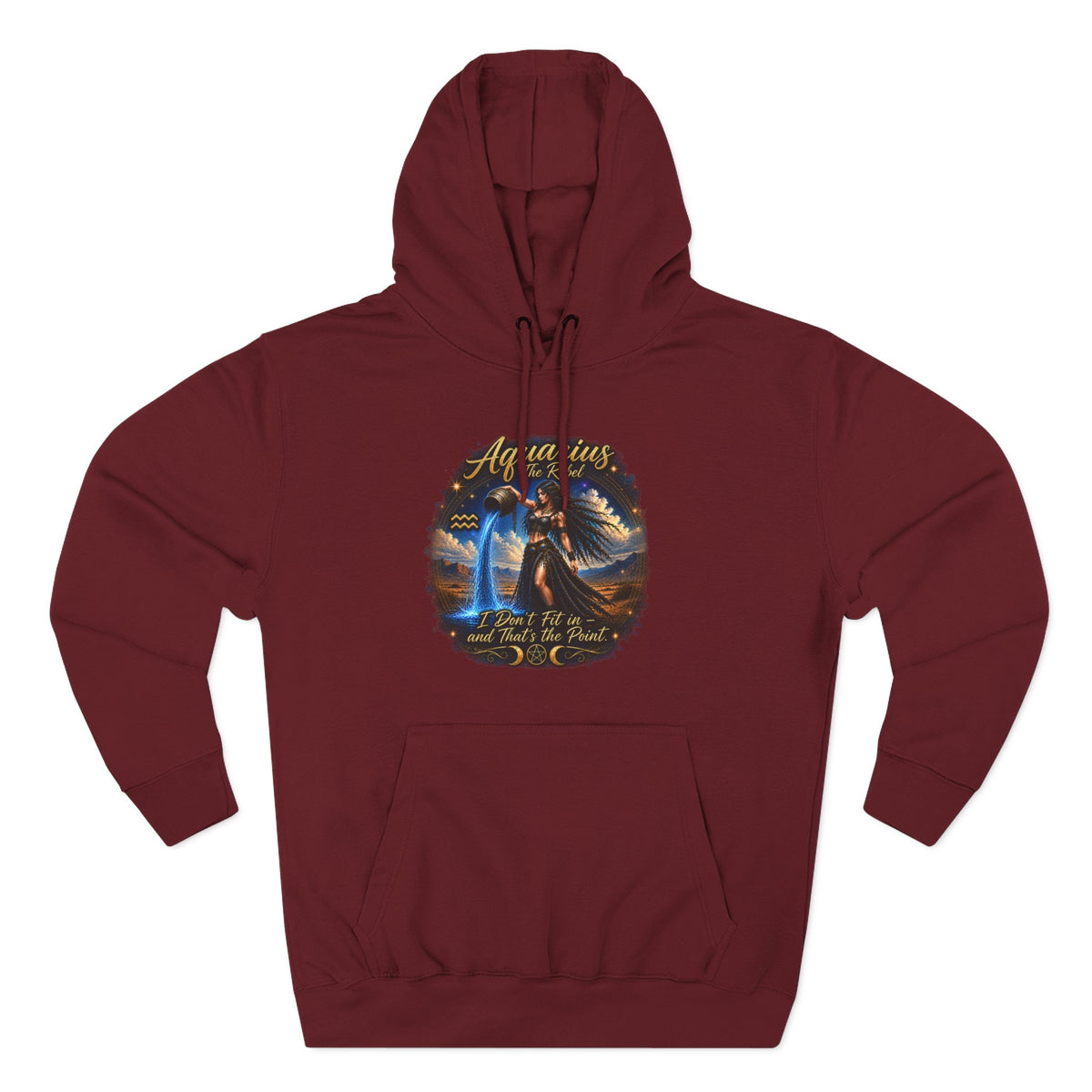 Aquarius Rebel Zodiac Hoodie