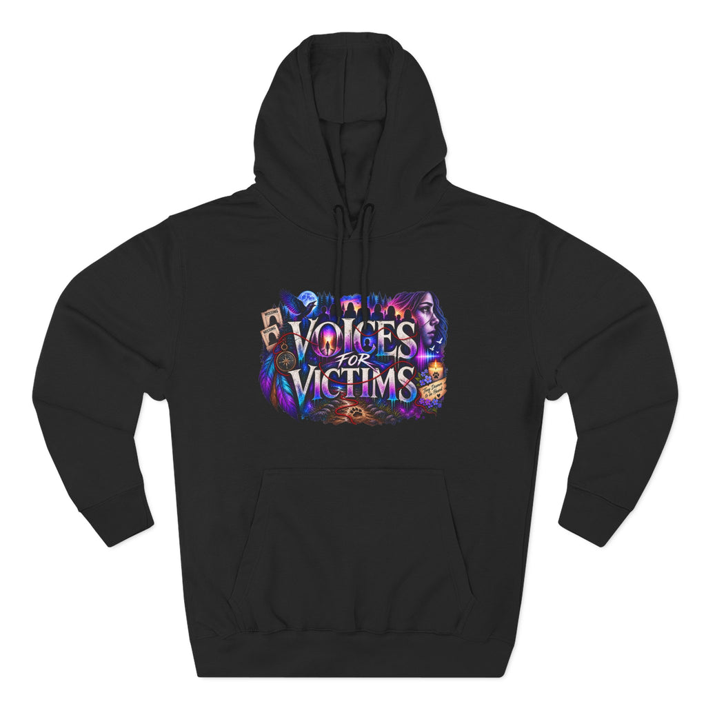 Voices for Victims Graphic Hoodie — Support & Awareness Pullover