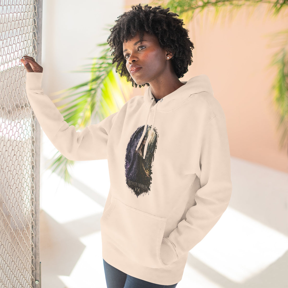 Witchy Between Worlds Ghostly Gothic Hoodie