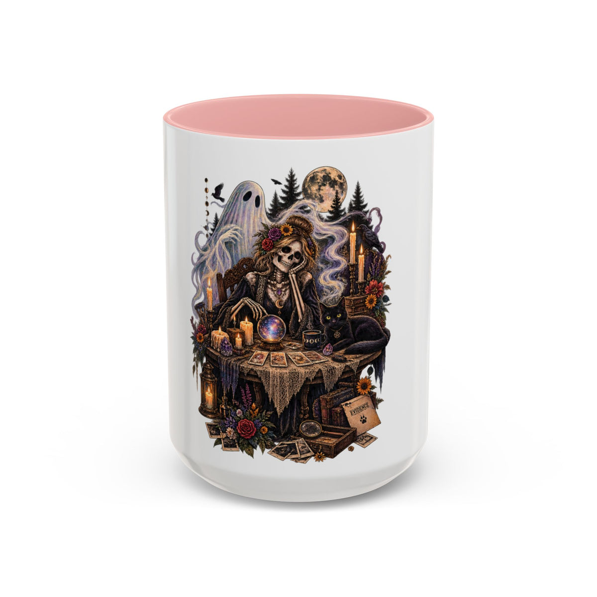 Witchy Halloween Coffee Mug – Spooky Seance Accent Mug (11/15oz)