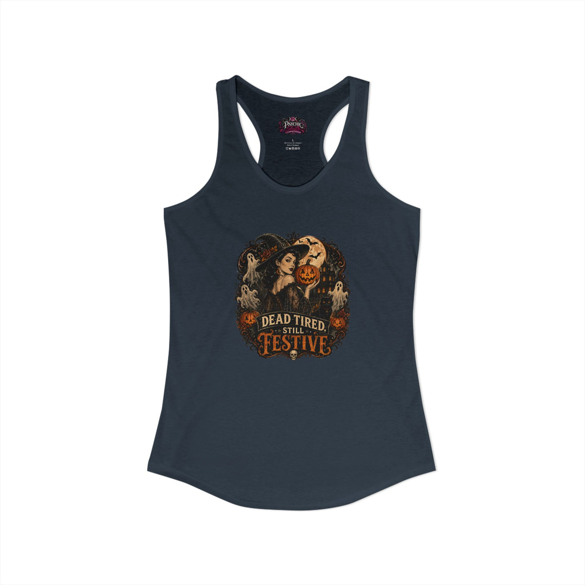 Dead Tired Humor Halloween Tank