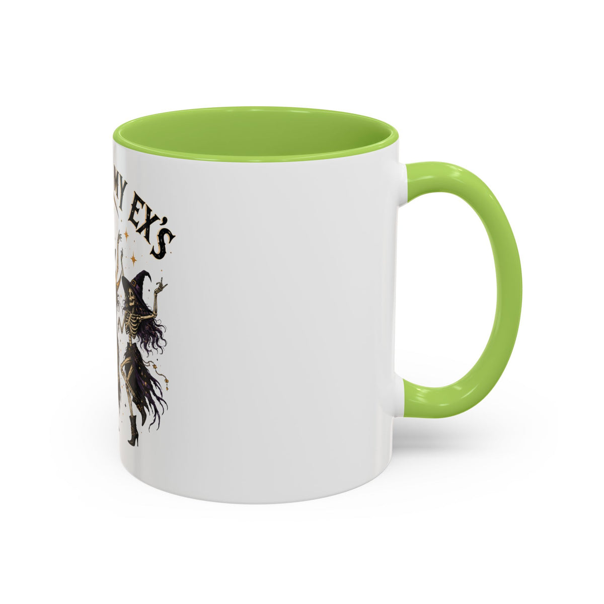 Hexes on My Ex's Witch Coffee Mug — Funny Halloween Accent Mug (11/15oz)
