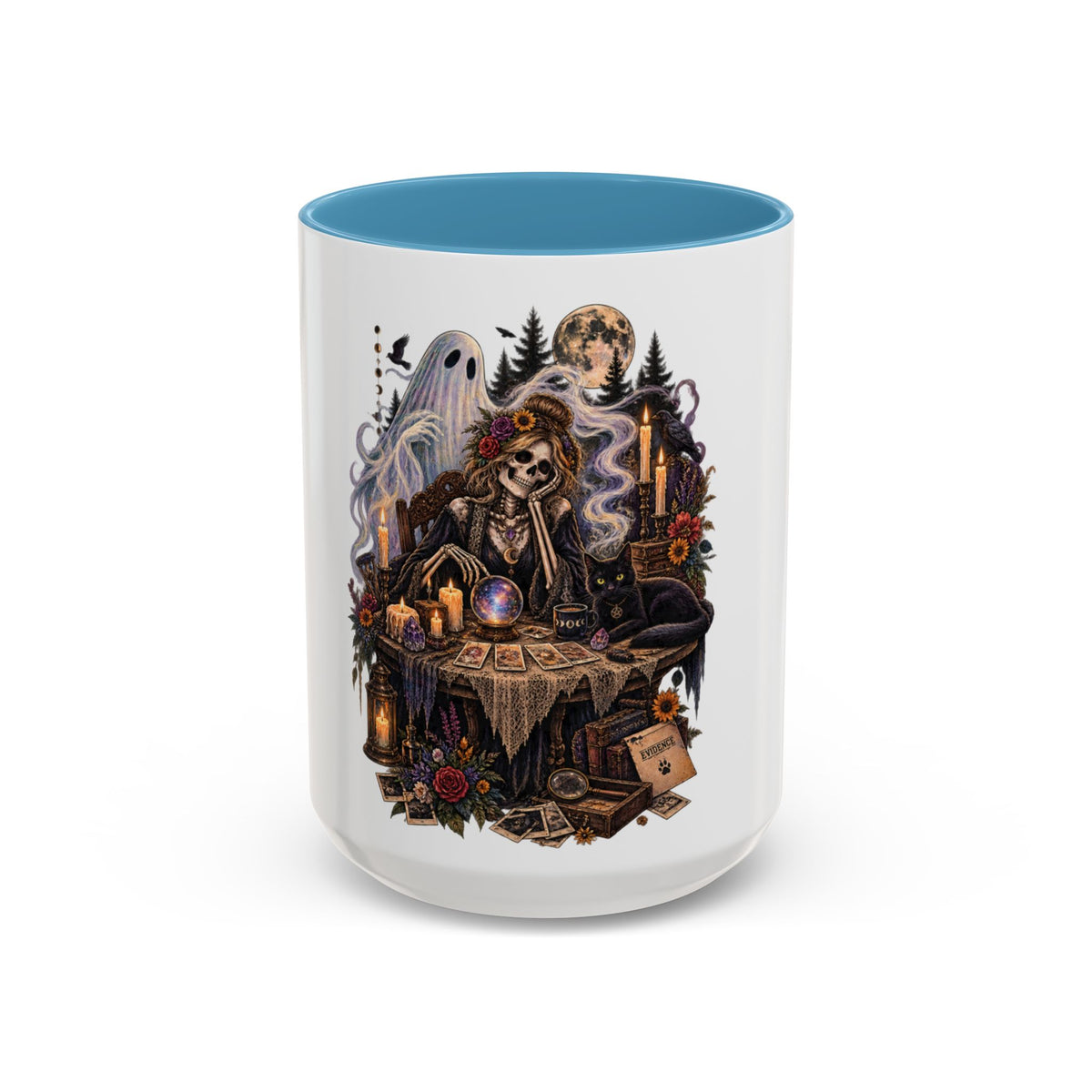 Witchy Halloween Coffee Mug – Spooky Seance Accent Mug (11/15oz)