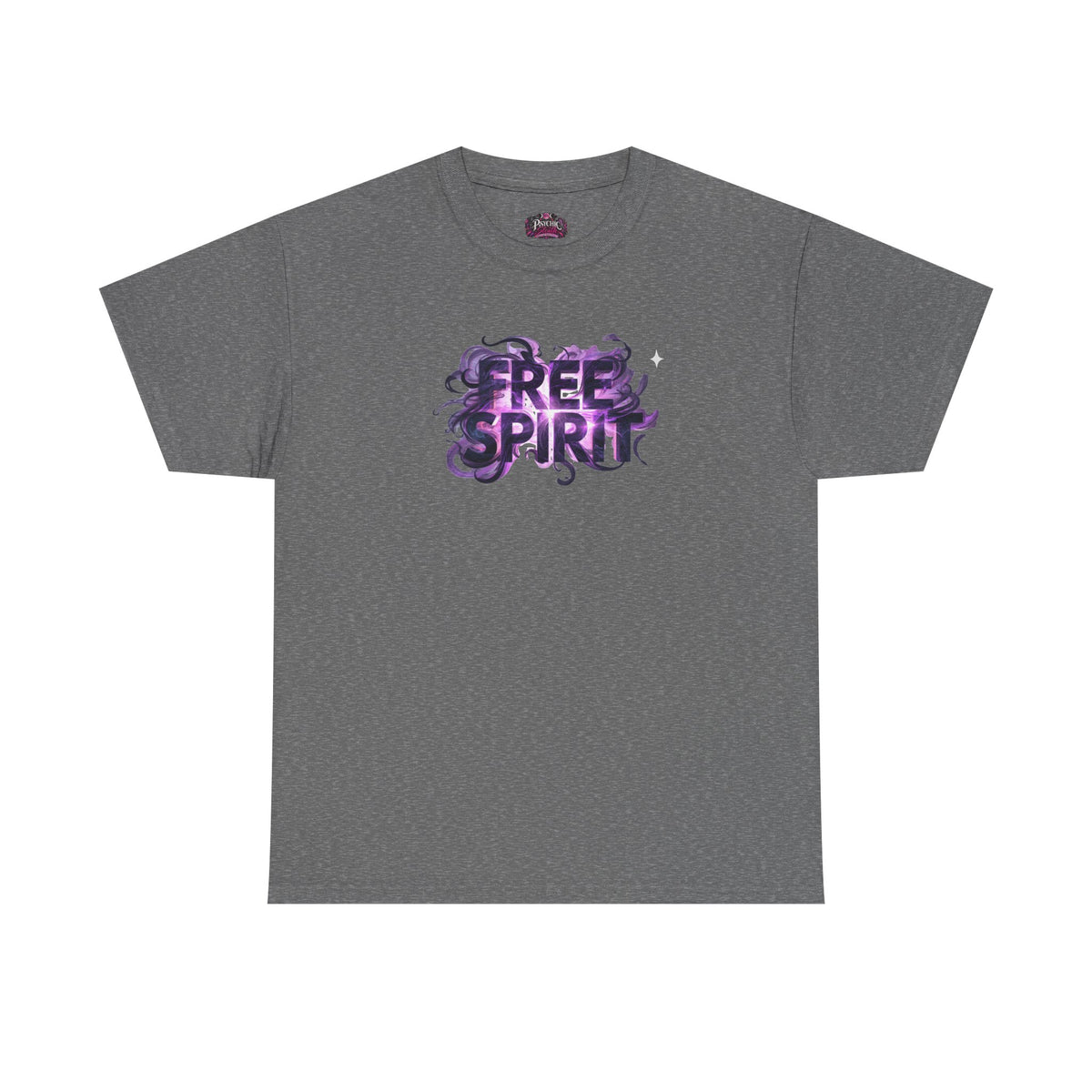 Free Spirit Tee — Purple Galaxy Wings Graphic T-Shirt