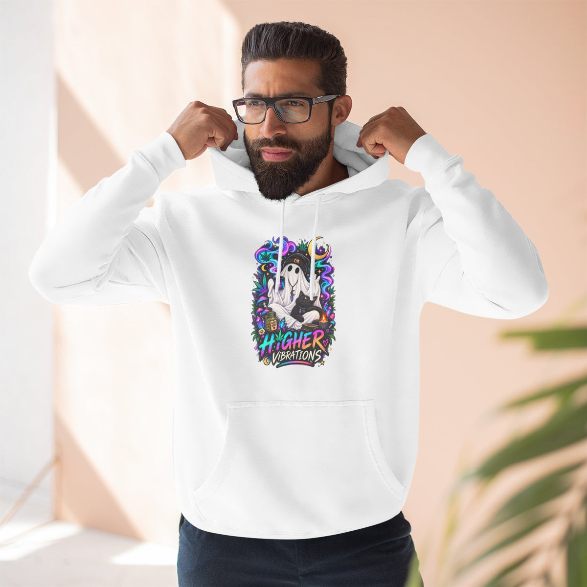 Higher Vibrations Ghost Hoodie