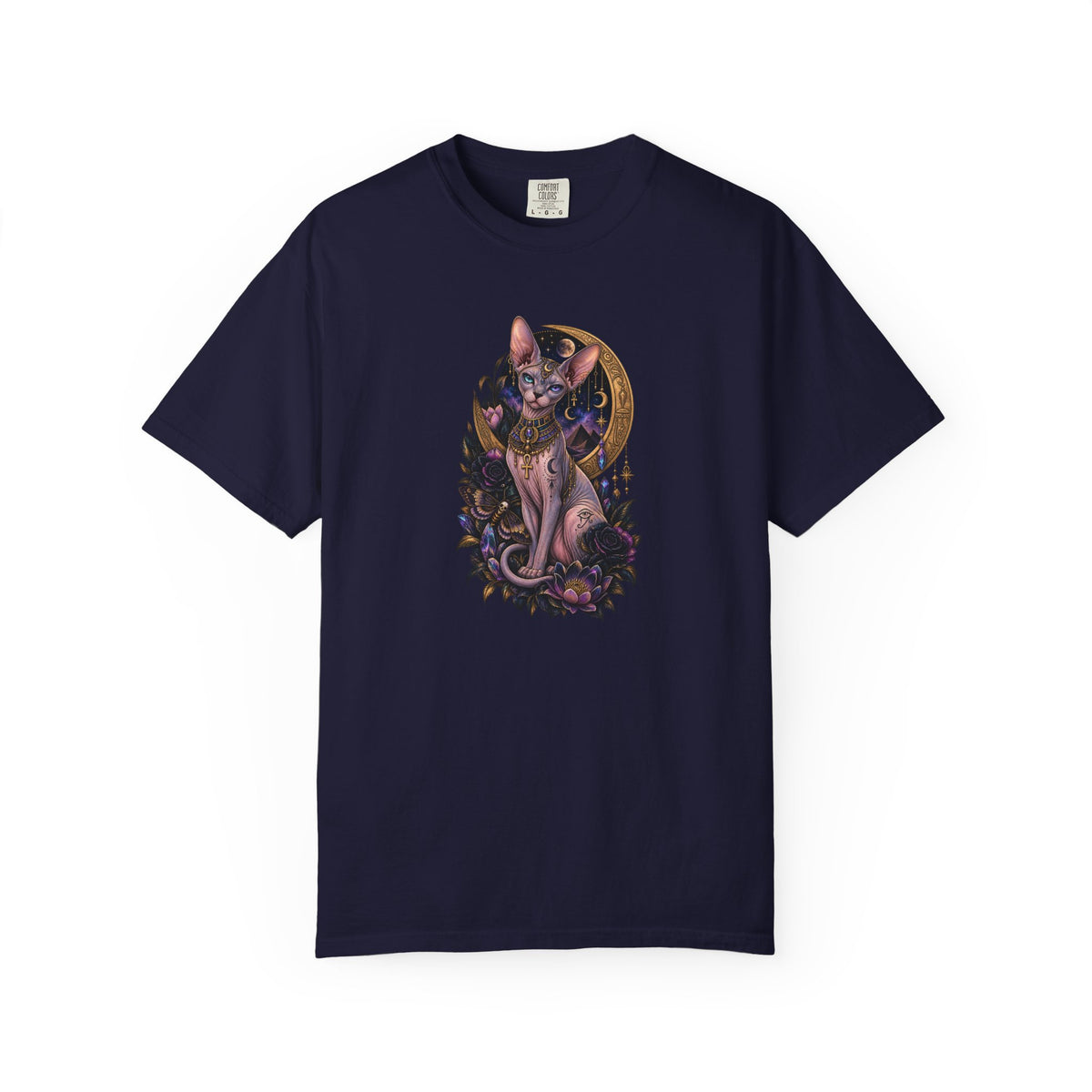Egyptian Sphynx Moon cat Graphic T-Shirt