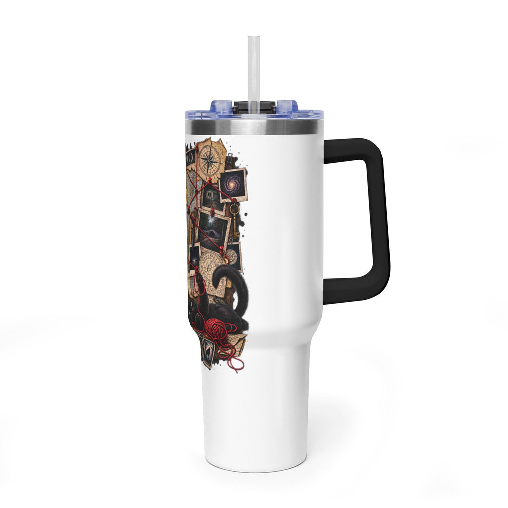 Mystery Board 40oz Vacuum Tumbler — Detective Case Files Design