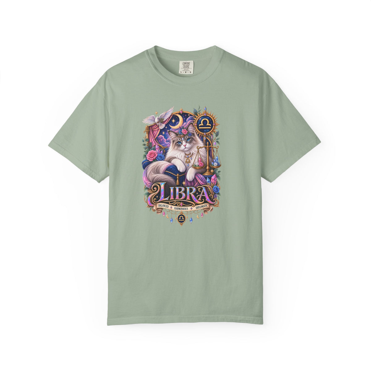 Libra Zodiac T-Shirt — Persian Celestial Scale Astrology Tee