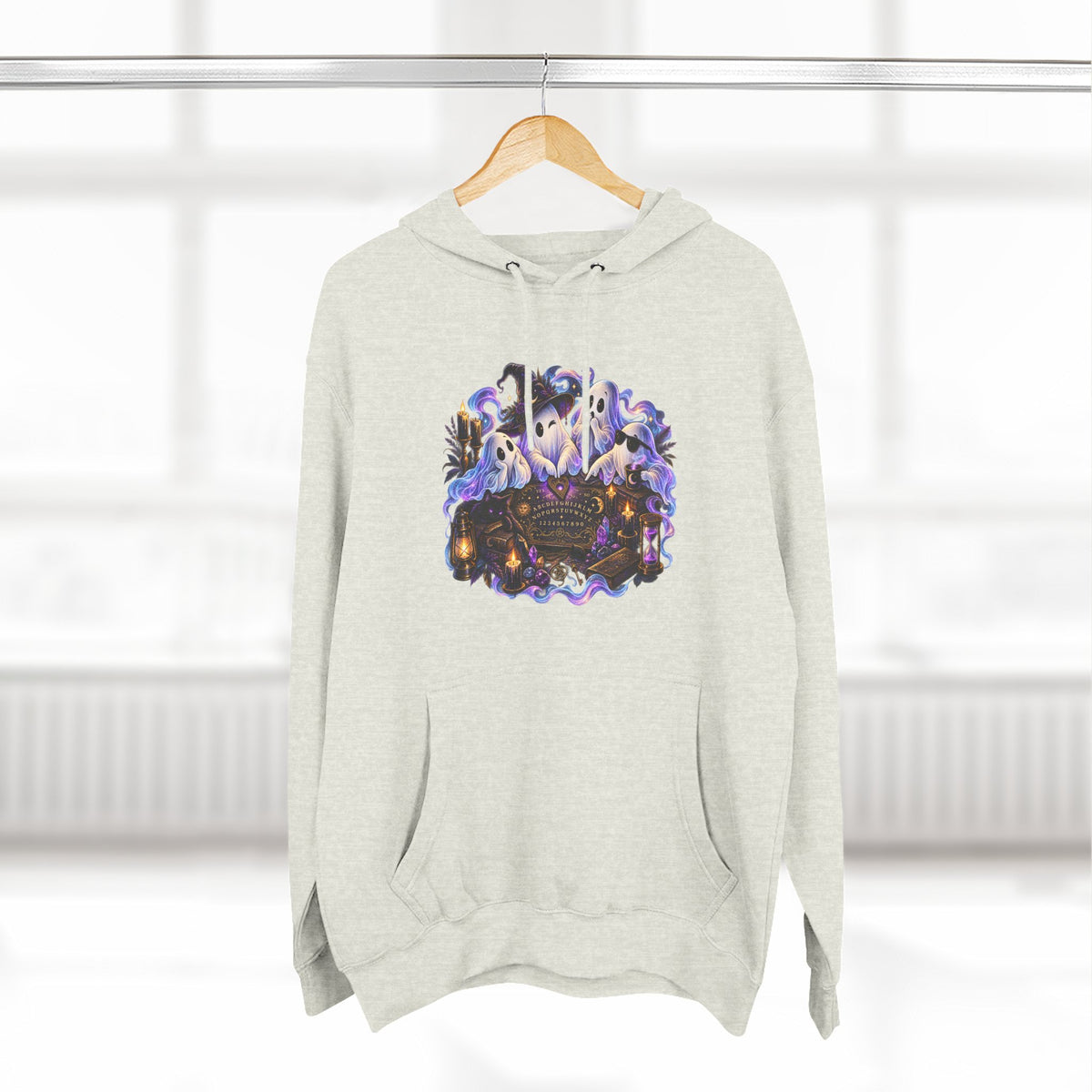 Funny Ghosts with Spirit Board Hoodie — Halloween Ghosts & Haunted Night Pullover