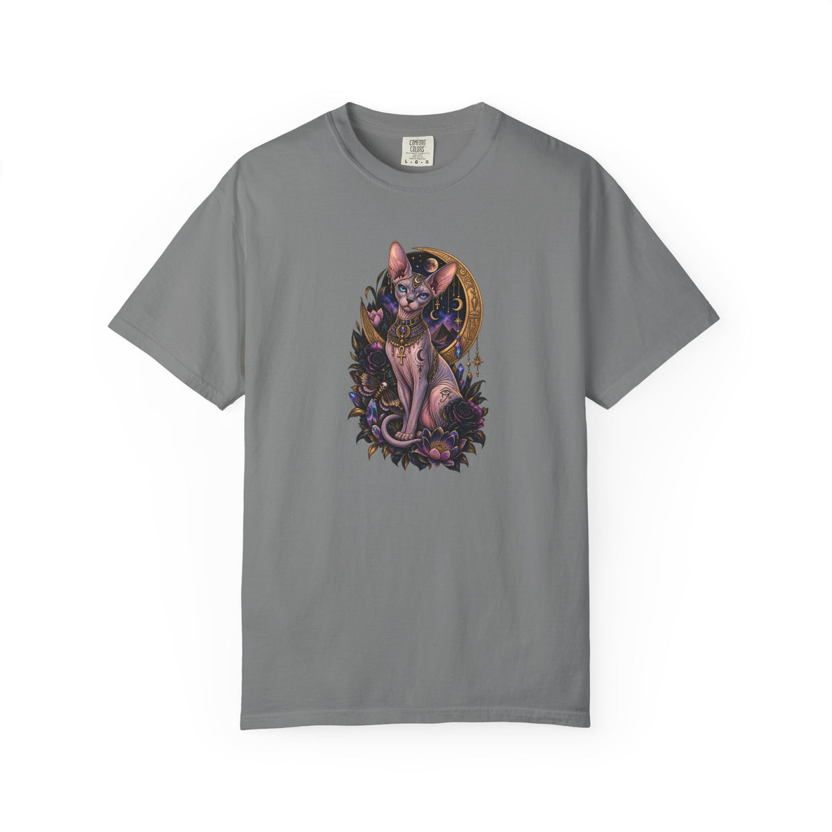 Egyptian Sphynx Moon cat Graphic T-Shirt