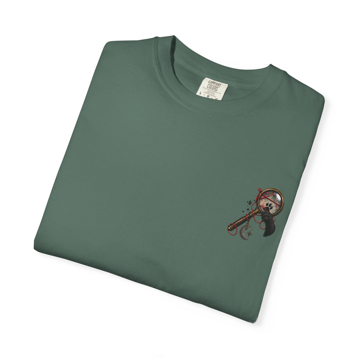 Mystery Evidence Board T-Shirt — Crime Scene Collage Graphic Tee