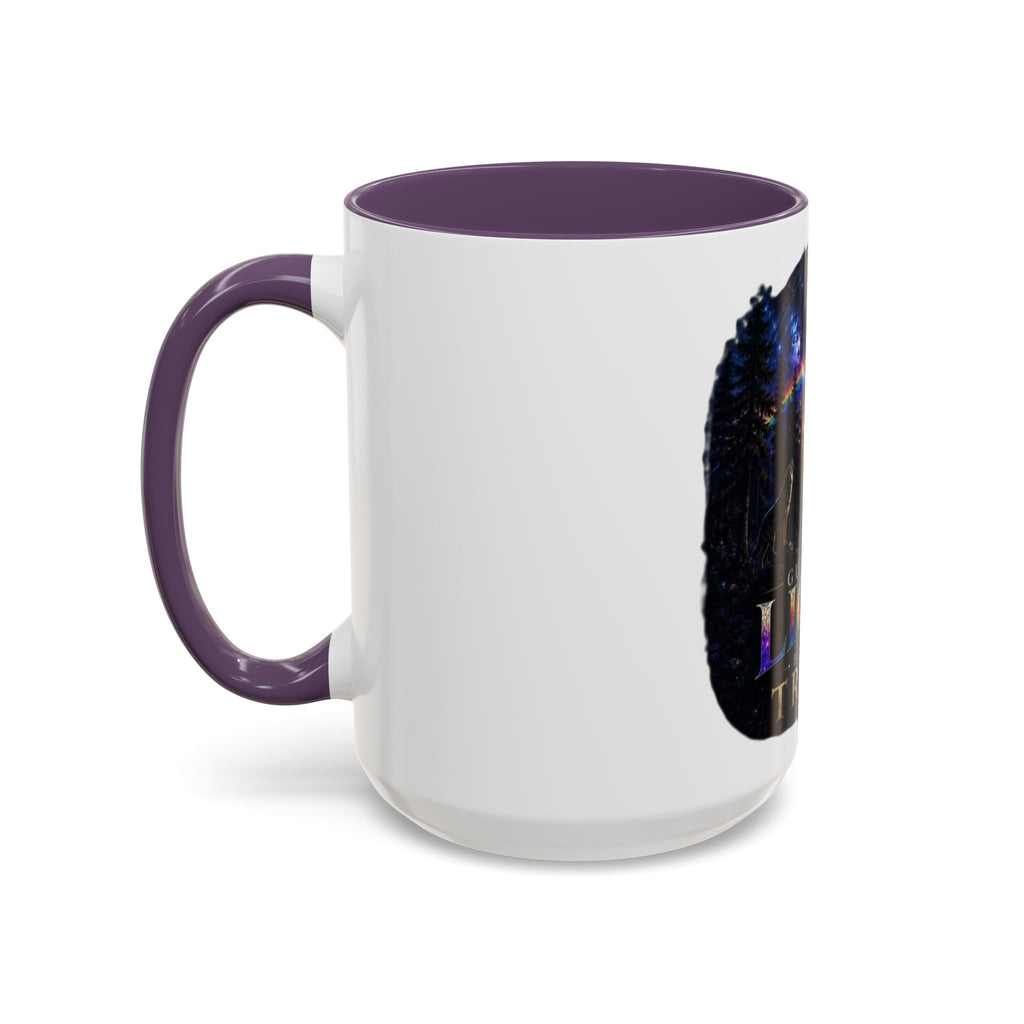 Guided by Light Coffee Mug — Inspirational Nature Moonrise Design (11/15oz) Advocacy mug