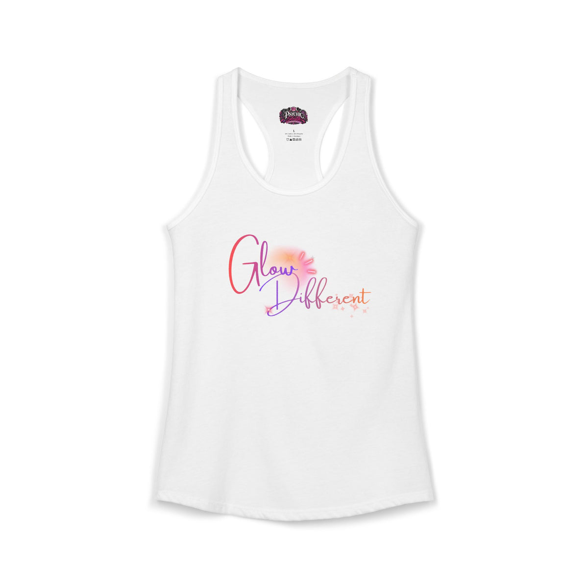 Glow Different Racerback Tank