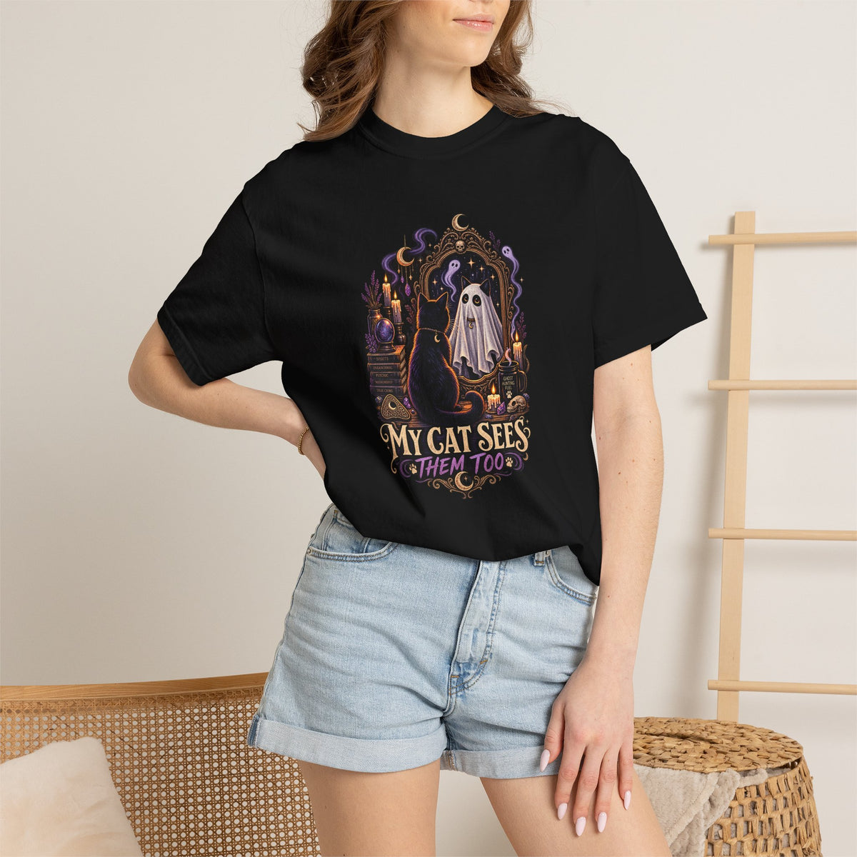 My Cat Sees Ghosts T-Shirt