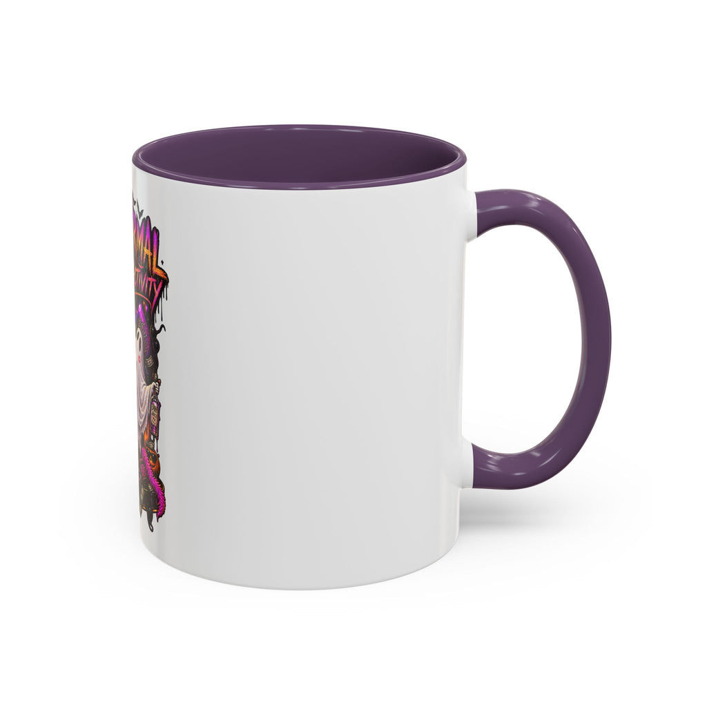 Coffee Mug — 'Paranormal Activity' Ghost Pole Dancing Halloween Accent Mug (11/15oz)