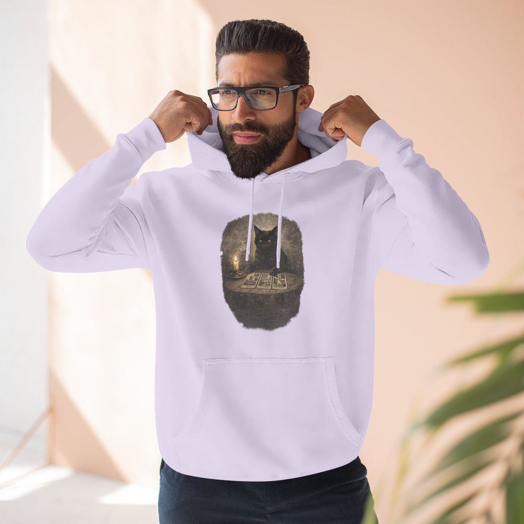 Tarot Black Cat Pull Over Hoodie