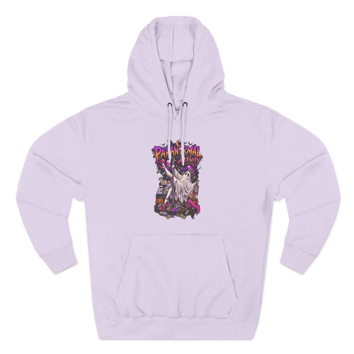 Paranormal Activity Ghost Pole Dancing — Retro Halloween Graphic Pullover