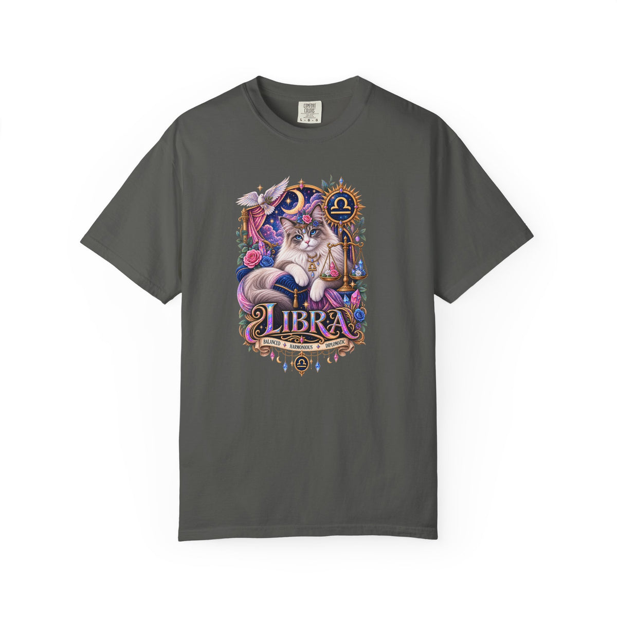 Libra Zodiac T-Shirt — Persian Celestial Scale Astrology Tee