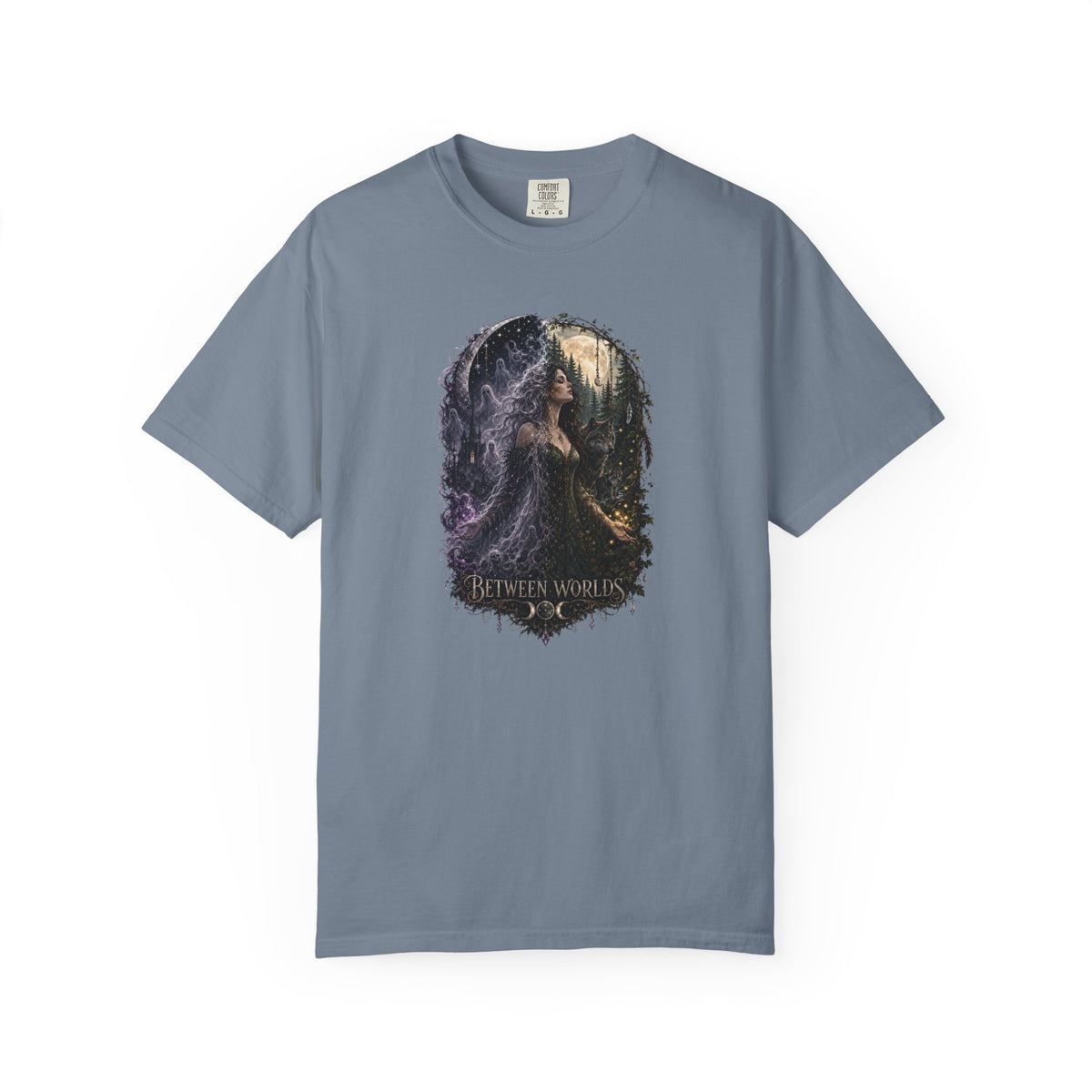 Fantasy Forest T-Shirt — "Between Worlds" Witchy Art Tee