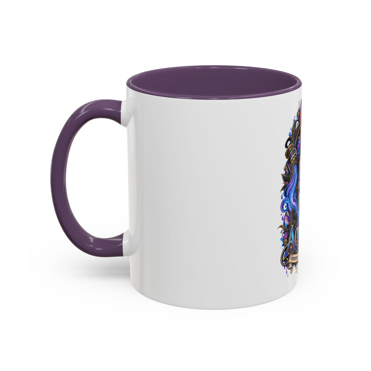 Aquarius Zodiac Cat Coffee Mug — Sphynx Astrology 11/15oz Accent Mug