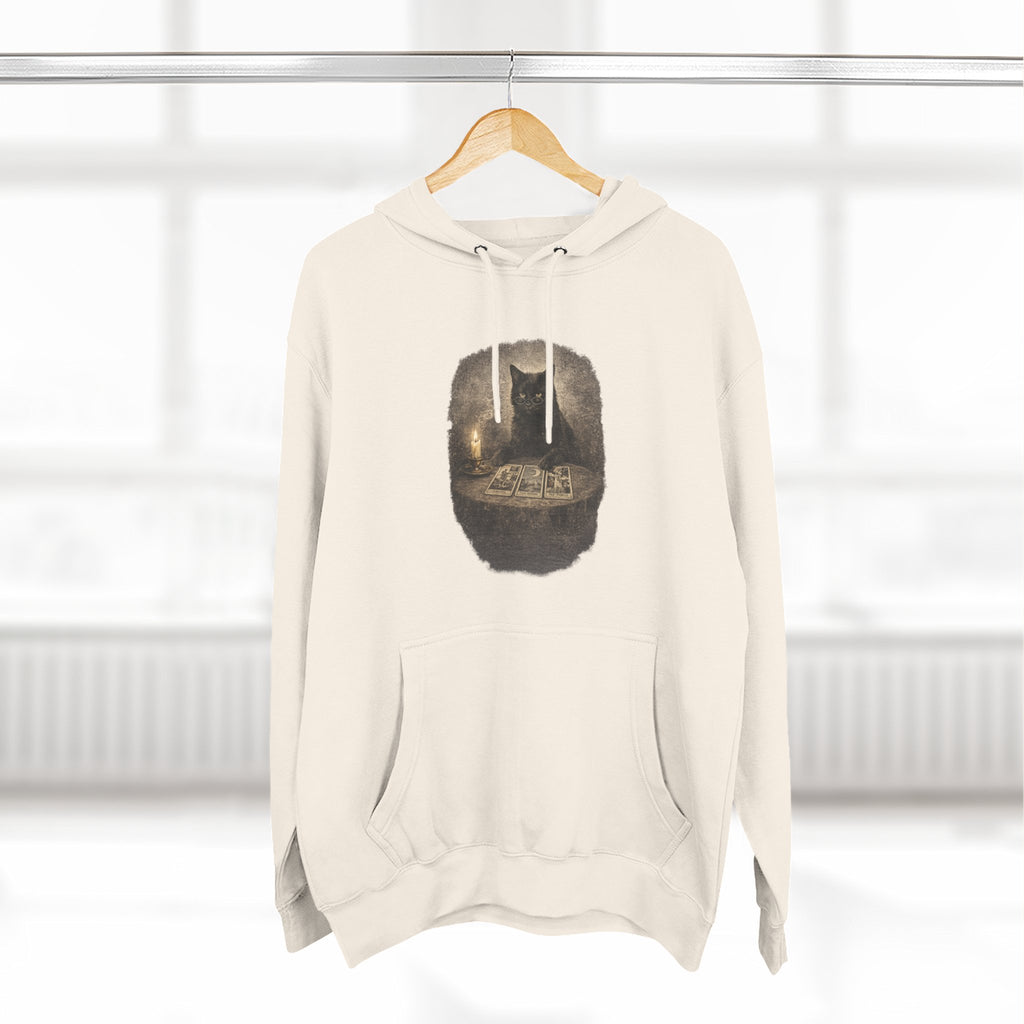 Tarot Black Cat Pull Over Hoodie