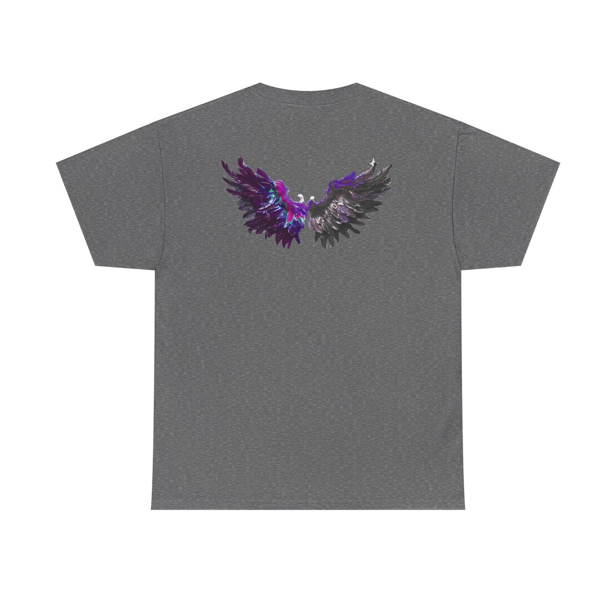 Free Spirit Tee — Purple Galaxy Wings Graphic T-Shirt