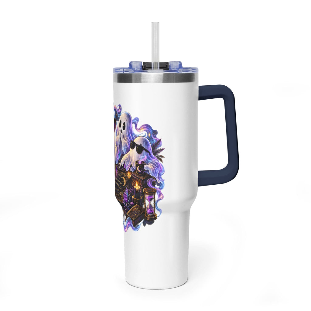 Ghost Crew 40oz Thermal Tumbler — Cute Halloween Ghosts Design