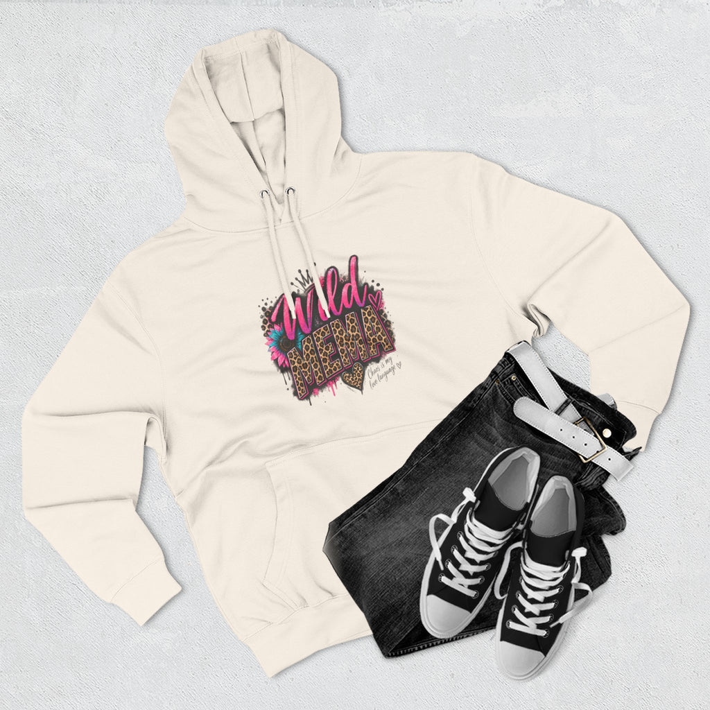 Wild Heart MEMA Leopard Print Hoodie — Women’s Trendy Graphic Pullover