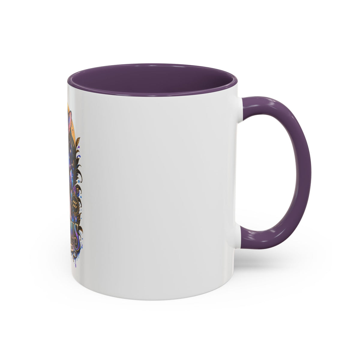 Aquarius Zodiac Cat Coffee Mug — Sphynx Astrology 11/15oz Accent Mug
