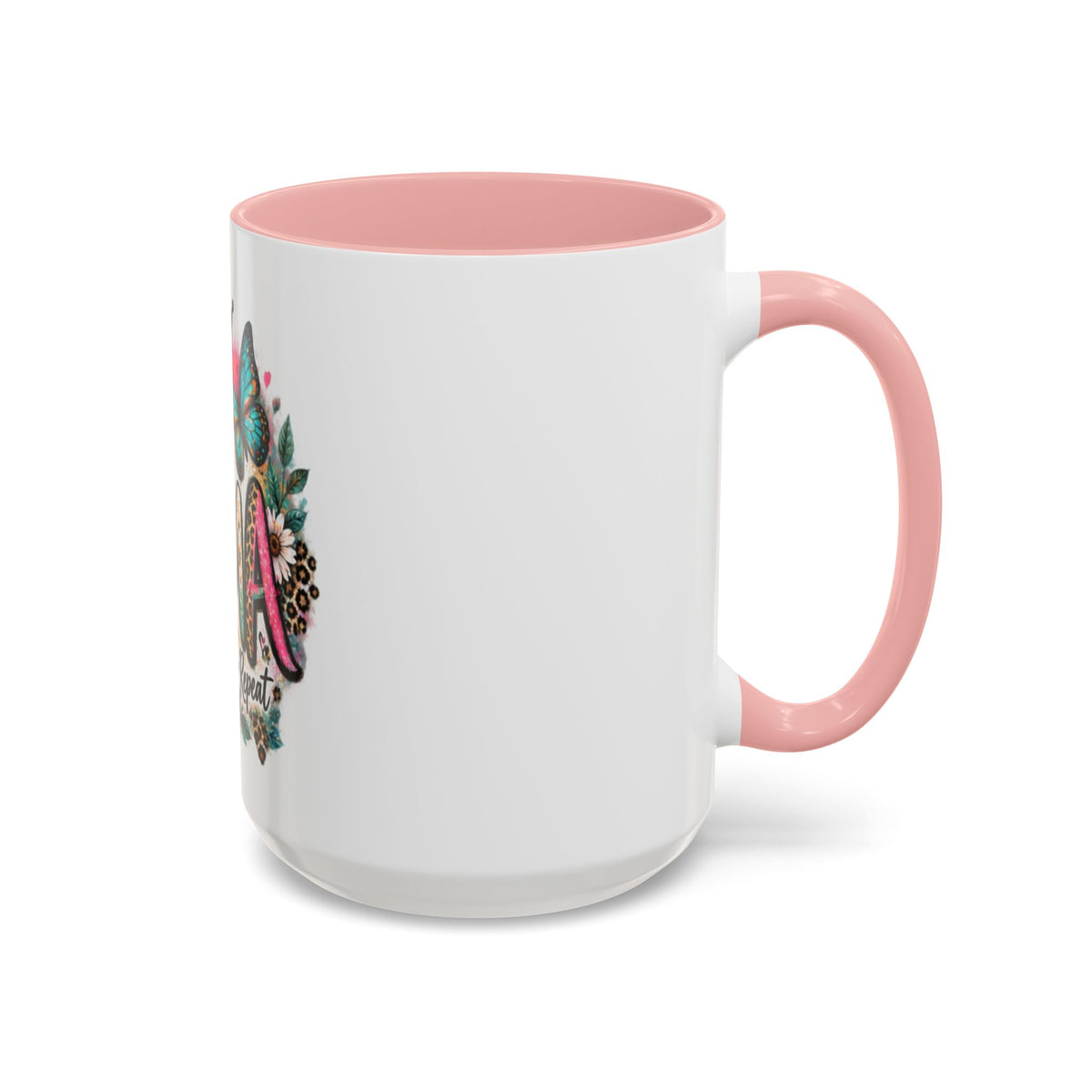 Mema Floral Accent Coffee Mug – 'Mema' Crown, Butterflies & Sunshine Design (11/15 oz)