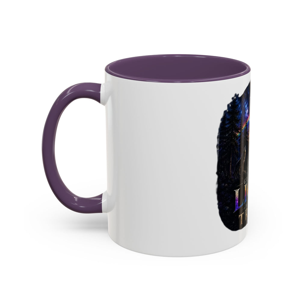 Guided by Light Coffee Mug — Inspirational Nature Moonrise Design (11/15oz) Advocacy mug