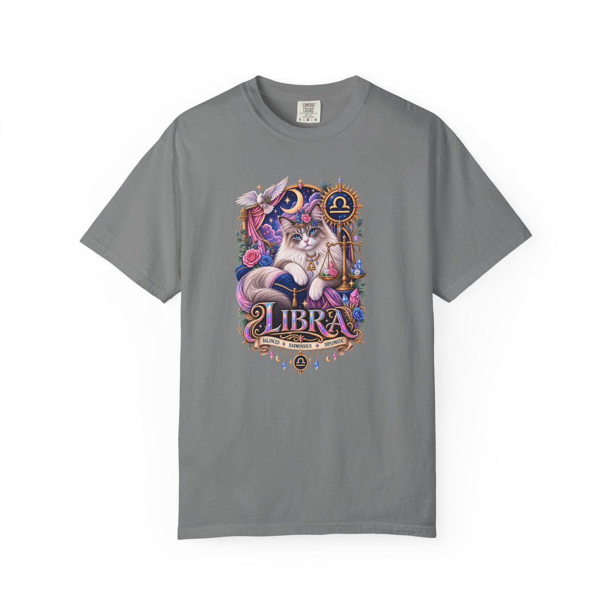 Libra Zodiac T-Shirt — Persian Celestial Scale Astrology Tee