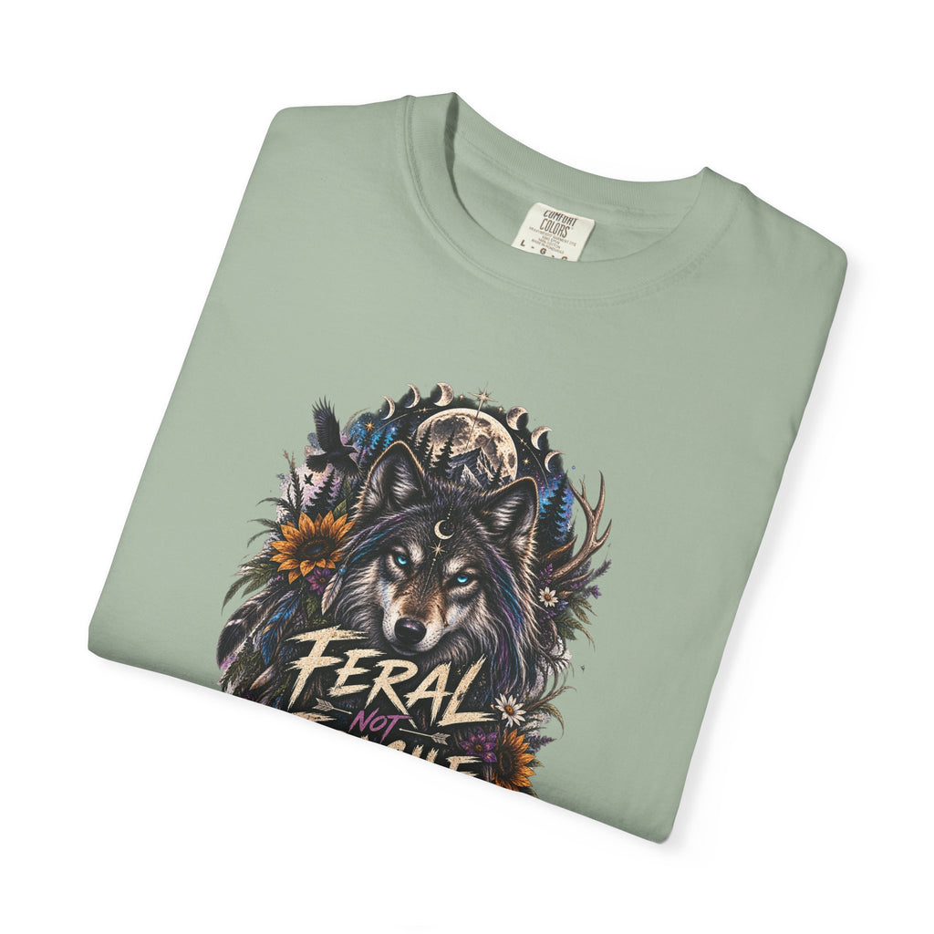 Feral Fragile Wolf T-Shirt — Vintage Wildlife Graphic Tee