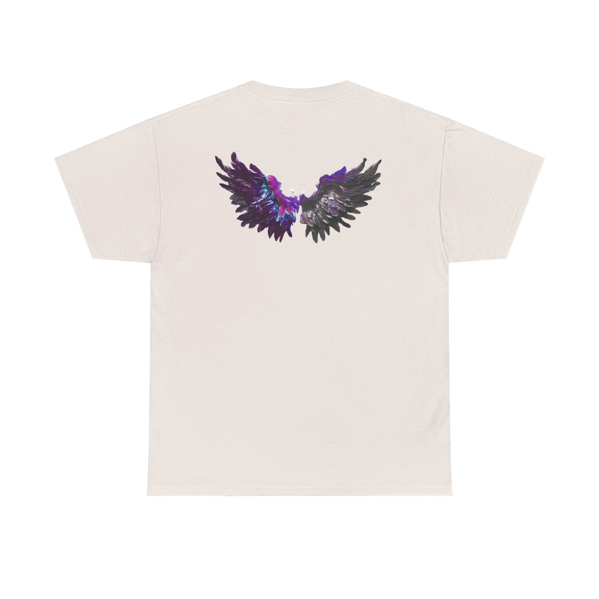 Free Spirit Tee — Purple Galaxy Wings Graphic T-Shirt