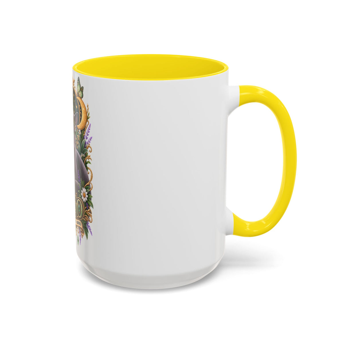 Virgo Russian Blue Cat Accent Coffee Mug — Zodiac Astrology Horoscope Gift (11/15 oz)