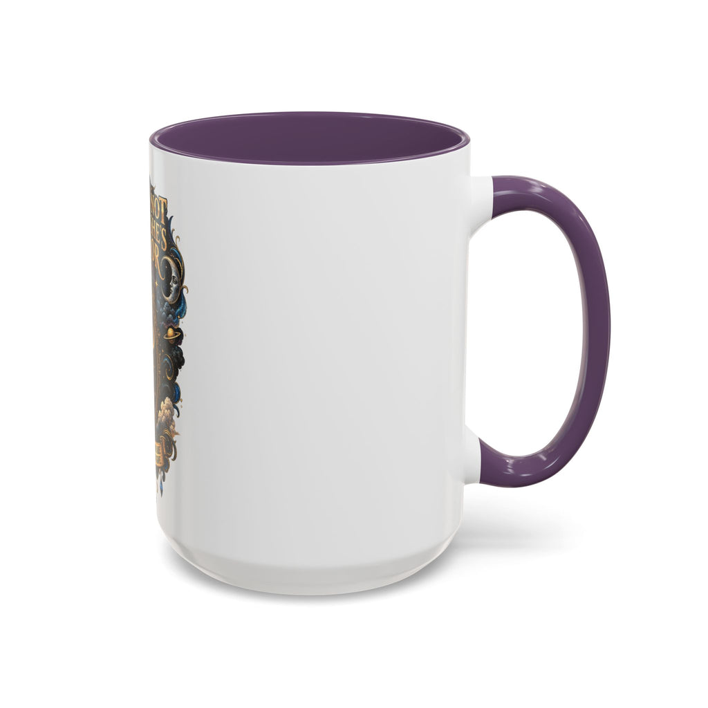 Coffee Mug — "Karma's Not a Bitch — She's a Mirror" Accent Ceramic Mug (11/15oz)