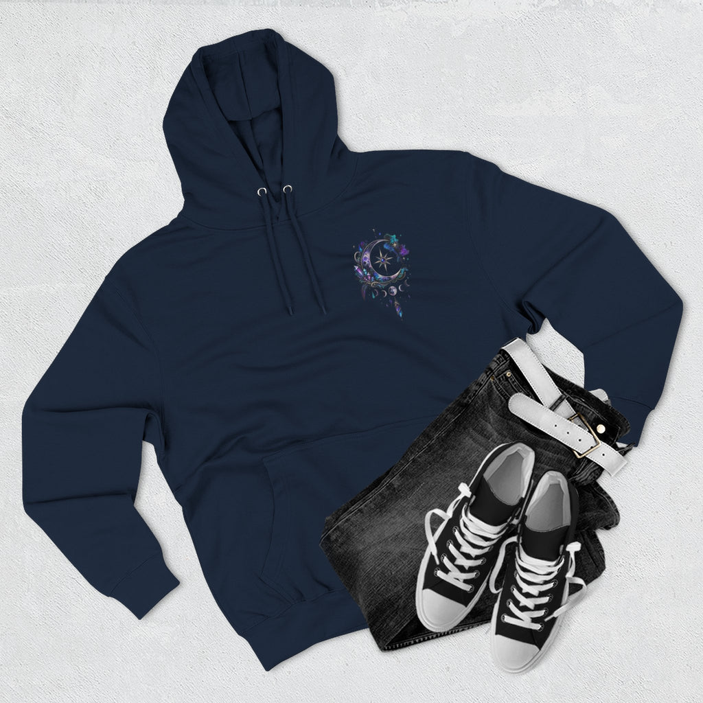 Mystic Moon Hoodie — "Trust the Signs" Celestial Fleece Pullover