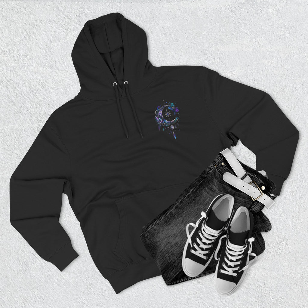 Mystic Moon Hoodie — "Trust the Signs" Celestial Fleece Pullover