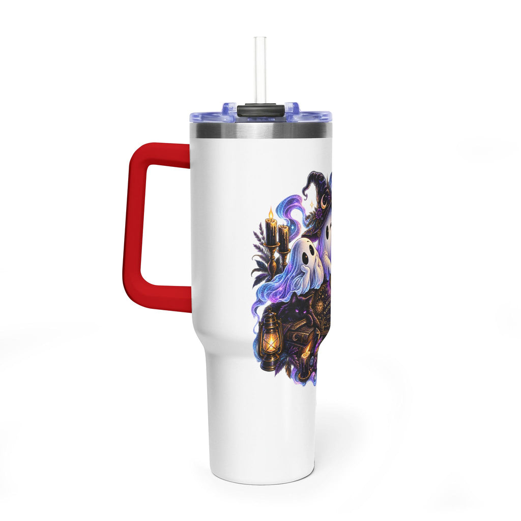Ghost Crew 40oz Thermal Tumbler — Cute Halloween Ghosts Design